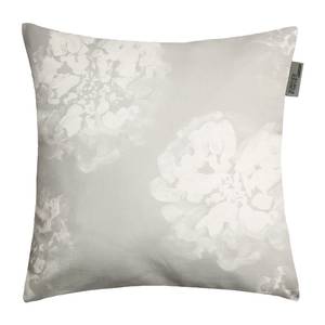 Housse de coussin Flori Tissu - Gris lumineux