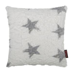 Kissenbezug Fluffy Stars Webstoff - Weiß