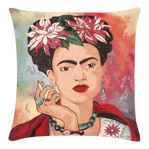 Housse de coussin Frida Tissu - Rouge