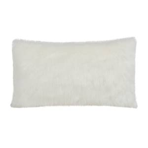 Housse de coussin Fury Gris 40 x cm - Blanc - 30 x 50 cm