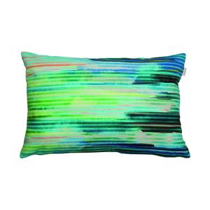 Federa per cuscino Lagoon Verde - In fibre naturali - Tessile - 58 x 38 cm