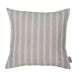 Housse de coussin Linen Stripes Tissu - Beige - 45 x 45 cm