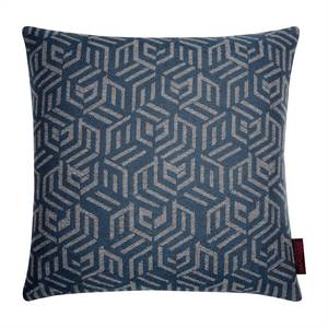 Housse de coussin Loki Tissu - Bleu / Gris