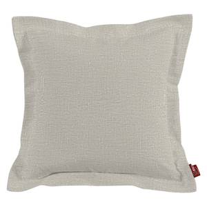 Housses de coussin en lin Coutures passepoilées incluses - Beige - 38 x 38 cm avec volant plat