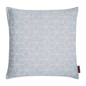 Housse de coussin Mono Tissu - Gris platine - 50 x 50 cm