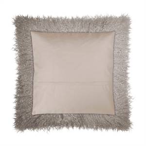 Housse de coussin Pamina Peau d'agneau - Taupe