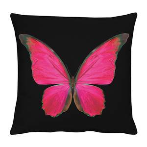 Housse de coussin Schmetterling Noir / Rouge