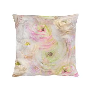 Housse de coussin Springtime II Rose foncé - Textile - Largeur : 40 cm