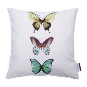 Housse de coussin T-Butterfly Coton - Blanc