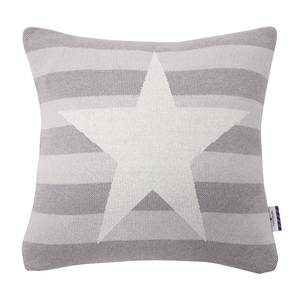 Housse de coussin T-Cotton Star Coton - Beige / Gris