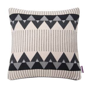 Housse de coussin T-Reflect Coton - Beige / Anthracite