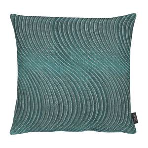 Housse de coussin Topa Tissu - Bleu pétrole