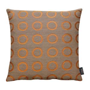 Housse de coussin Toro Tissu - Beige / Orange