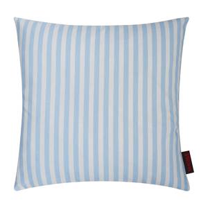 Housse de coussin Vivi Coton - Bleu pastel / Blanc