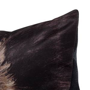Housse de coussin Wild Pig Noir - Textile - 40 x 40 cm
