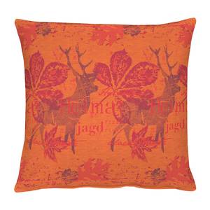 Kissenbezug Winterwelt I Orange - Textil - 46 x 46 cm