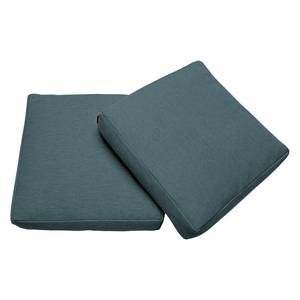 Coussin Square (2 éléments) Tissu - Tissu Soft : Indigo