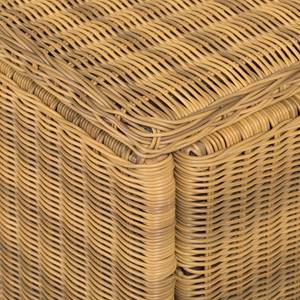 Kissentruhe Calla Millor Lloyd Loom - Braun/Beige