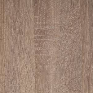 Wandklapbed combinatie Majano Wit/Sonoma eikenhouten look - 140 x 205 cm - Bonell-binnenveringmatras