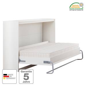 Schrankbett KiYDOO smart Weiß - 90 x 200cm - Schaumstoffmatratze