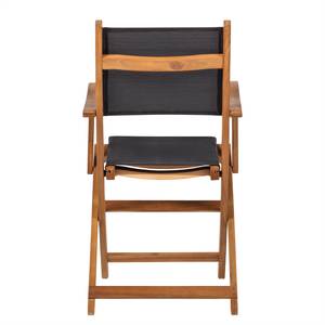 Chaises pliantes Aka Nature I (lot de 2) Acacia massif / Textilene