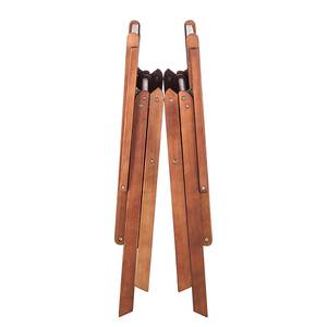 Chaises pliantes Euka Nature (lot de 2) Bois - Marron