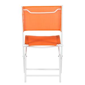 Klappstuhl Ragazza VI (2er-Set) Stahl/Textilene Orange