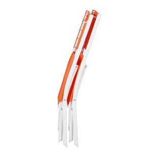 Klappstuhl Ragazza VI (2er-Set) Stahl/Textilene Orange