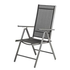 Chaises empilables Linu (lot de 2) En aluminium - Noir / Anthracite