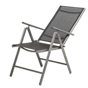 Chaises empilables Linu (lot de 2) En aluminium - Noir / Anthracite