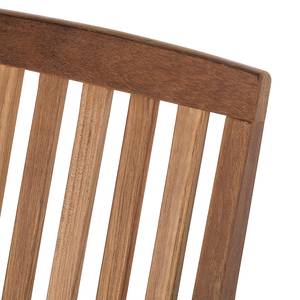 Sedia pieghevole Teak Line Liviko set da 2 - Legno teak