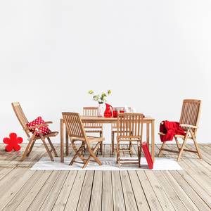 Sedia pieghevole Teak Line Liviko set da 2 - Legno teak