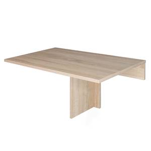 Table pliante Lintgen Marron - Bois manufacturé - 80 x 42 x 50 cm