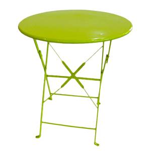 Table pliante Lumi Métal - Vert clair