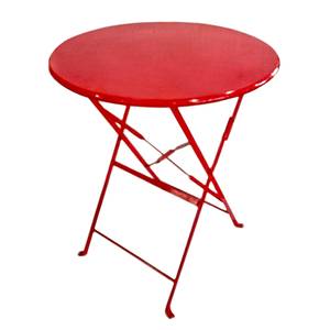 Table pliante Lumi Métal - Rouge