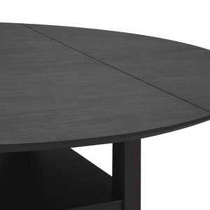 Table pliante Sollerön Pin partiellement massif - Noir