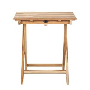 Uitschuifbare tafel TEAK 70 cm massief teakhout