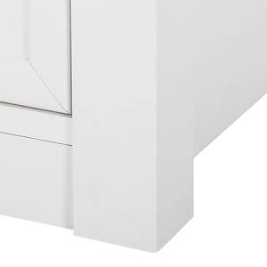 Kleiderschrank Chateau Weiß/Eiche Sanremo Dekor - Breite: 137 cm - 3 Türen