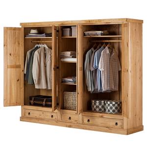 Armoire Finca Rustica II Pin massif - Largeur : 242 cm