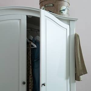 Armoire à vêtements Giselle Blanc