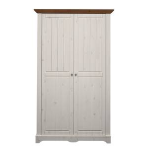 Kledingkast Karlotta (2-deurs) grenenhout/white wash - White Washed/provence