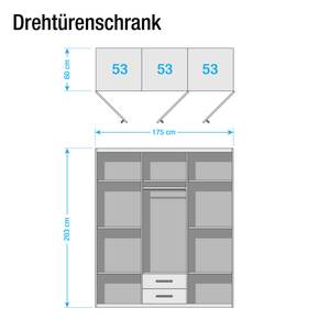 Kleiderschrank Majona II Kernbuche