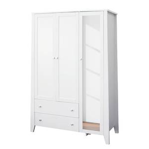 Armoire Mallund II (avec miroir) Blanc