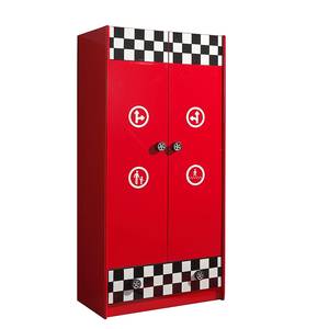 Kleiderschrank Monza Rot