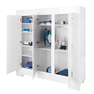 Kleiderschrank Sky Kids II Lack Weiß