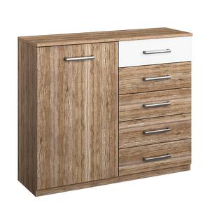 Combinatiecommode Barcelona I San Remo eikenhout/alpinewit