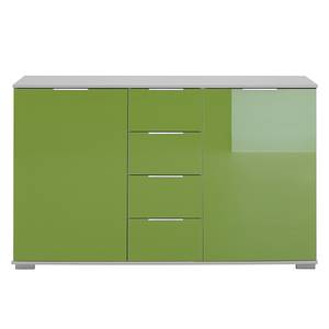 Commode combinée Lingga I 2 portes - Vert / Blanc