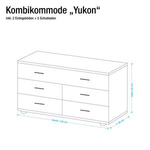 Commode Yukon chêne brut de sciage