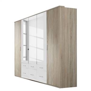 Armoire mixte Alina Imitation chêne brut de sciage