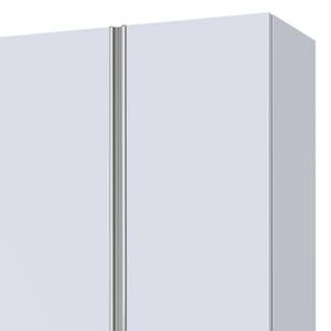 Kombischrank Mac Seidengrau / Weißglas - Breite: 250 cm